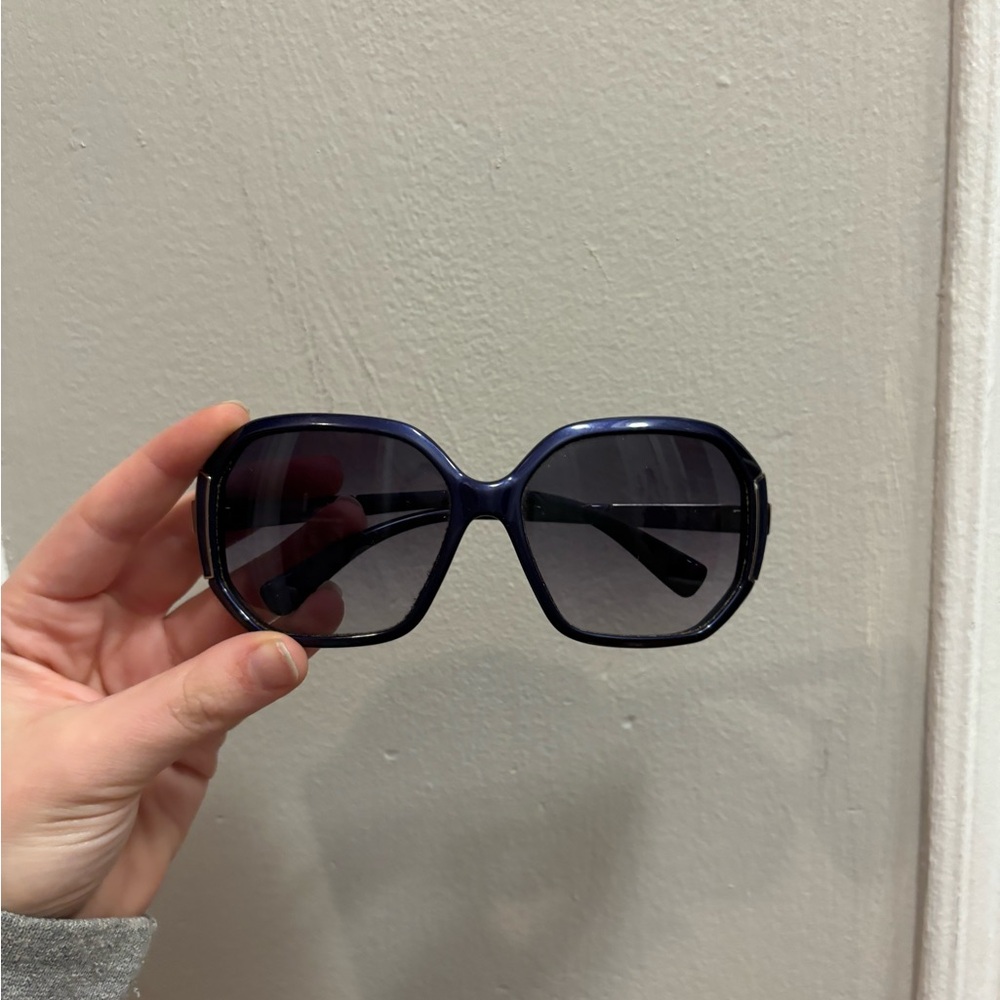 Marc by Marc Jacobs navy blue frame round sunglasses